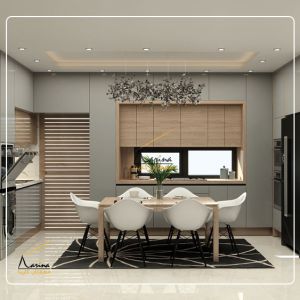 کابینت مدرن طوسی طراحی کابینت آشپزخانه