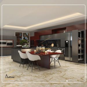 کابینت مدرن دو رنگ جدید کابینت مدرن دو رنگ