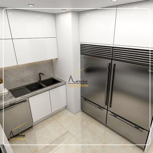 کابینت سفید مدرن