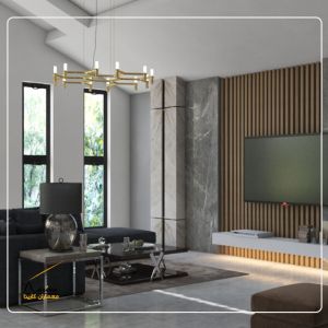 پروژه طراحی دکوراسیون داخلی منزل شیک به سبک مدرن