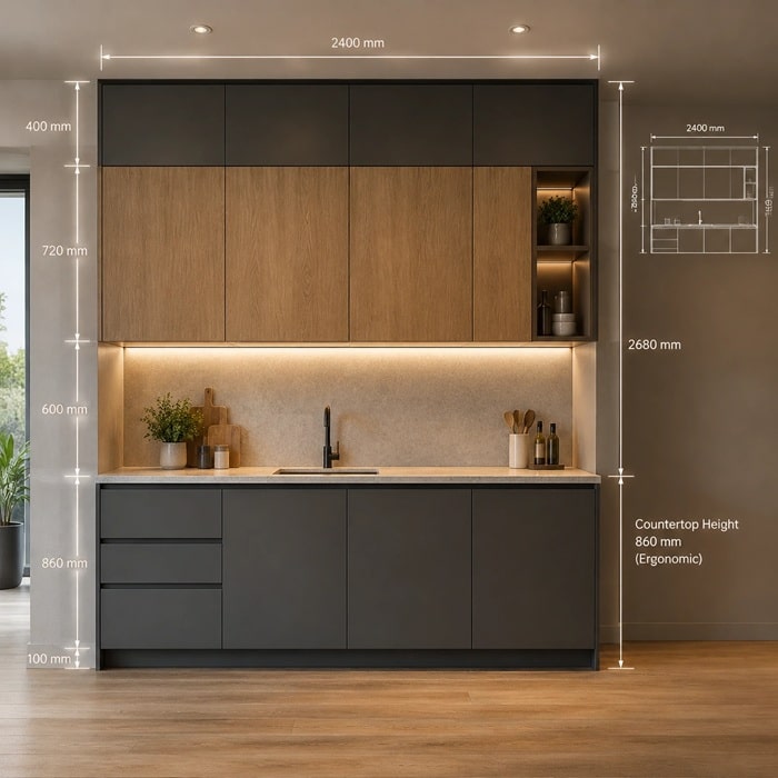 طراحی کابینت آشپزخانه