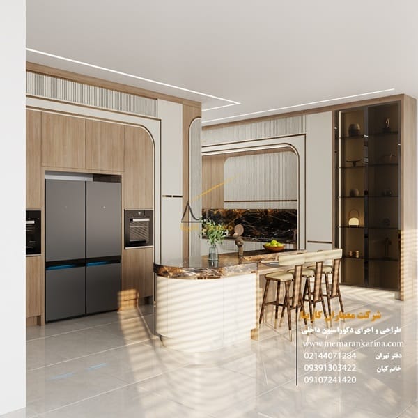 اجرای کابینت ام دی اف