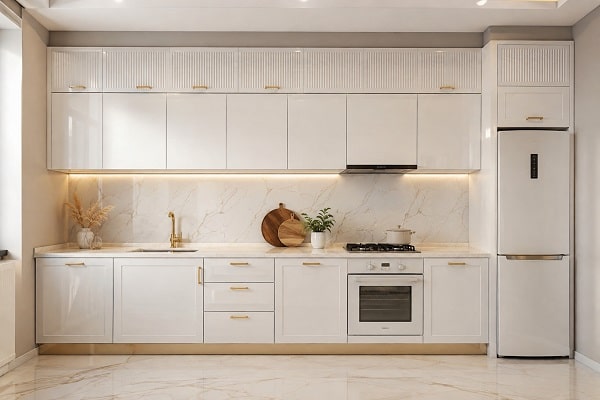 کابینت خطی آشپزخانه کوچک
