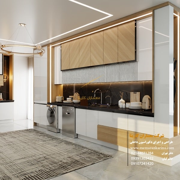 زیباترین مدل کابینت های گلاس