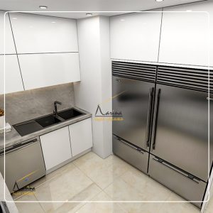 کابینت سفید مدرن