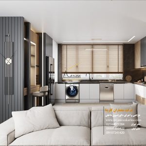 نمونه اجرای کابینت مدرن - معماران کارینا