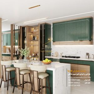 نمونه کار کابینت نئوکلاسیک