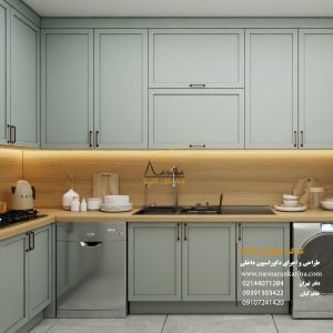 نمونه کار کابینت نئوکلاسیک