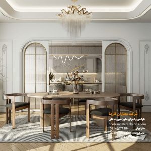 نمونه کار کابینت نئوکلاسیک