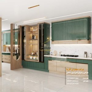 نمونه کار کابینت نئوکلاسیک