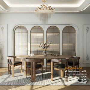 نمونه کار کابینت نئوکلاسیک