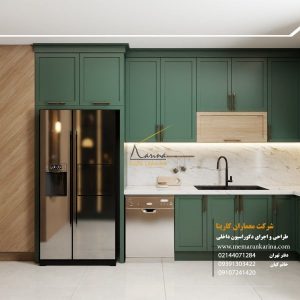 نمونه کار کابینت نئوکلاسیک