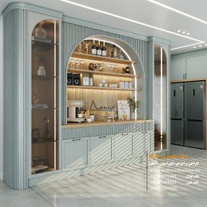 نمونه کار کابینت نئوکلاسیک