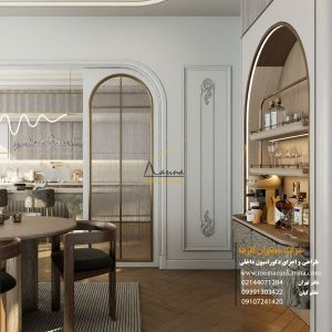نمونه کار کابینت نئوکلاسیک