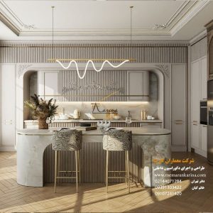 نمونه کار کابینت نئوکلاسیک