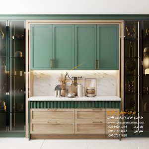 نمونه کار کابینت نئوکلاسیک