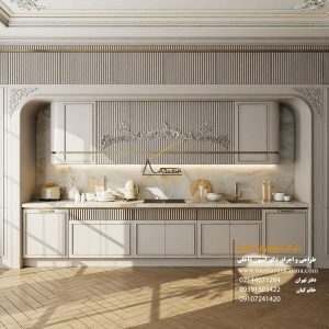 نمونه کار کابینت نئوکلاسیک