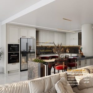 نمونه کار ساخت کابینت نئوکلاسیک - معماران کارینا