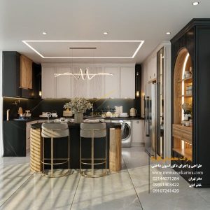 نمونه کار کابینت نئوکلاسیک