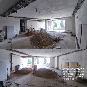 نمونه کار ساخت کابینت نئوکلاسیک - معماران کارینا
