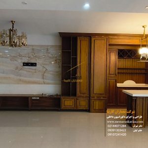 نمونه کار ساخت کابینت نئوکلاسیک - معماران کارینا