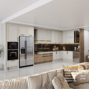 نمونه کار ساخت کابینت نئوکلاسیک - معماران کارینا