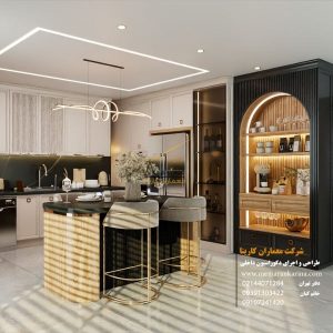 نمونه کار کابینت نئوکلاسیک
