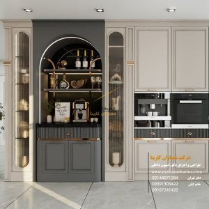 نمونه کار ساخت کابینت نئوکلاسیک - معماران کارینا