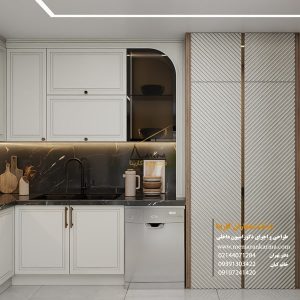 نمونه کار ساخت کابینت نئوکلاسیک - معماران کارینا