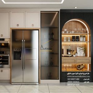 نمونه کار کابینت نئوکلاسیک