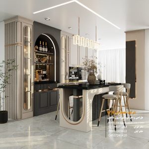 نمونه کار ساخت کابینت نئوکلاسیک - معماران کارینا