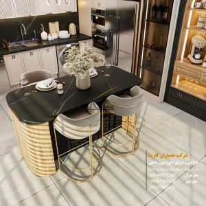 نمونه کار کابینت نئوکلاسیک