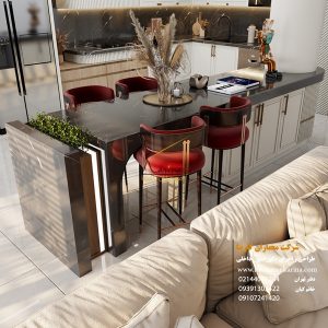 نمونه کار ساخت کابینت نئوکلاسیک - معماران کارینا
