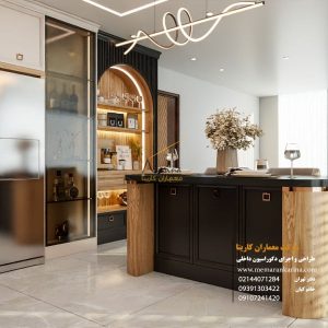 نمونه کار کابینت نئوکلاسیک